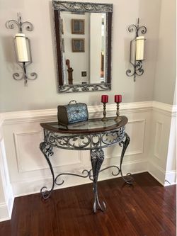 Foyer Table & Mirror