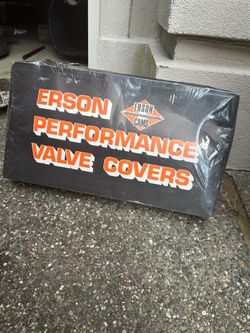 Erson chrome SB Chevy valve cover 981003