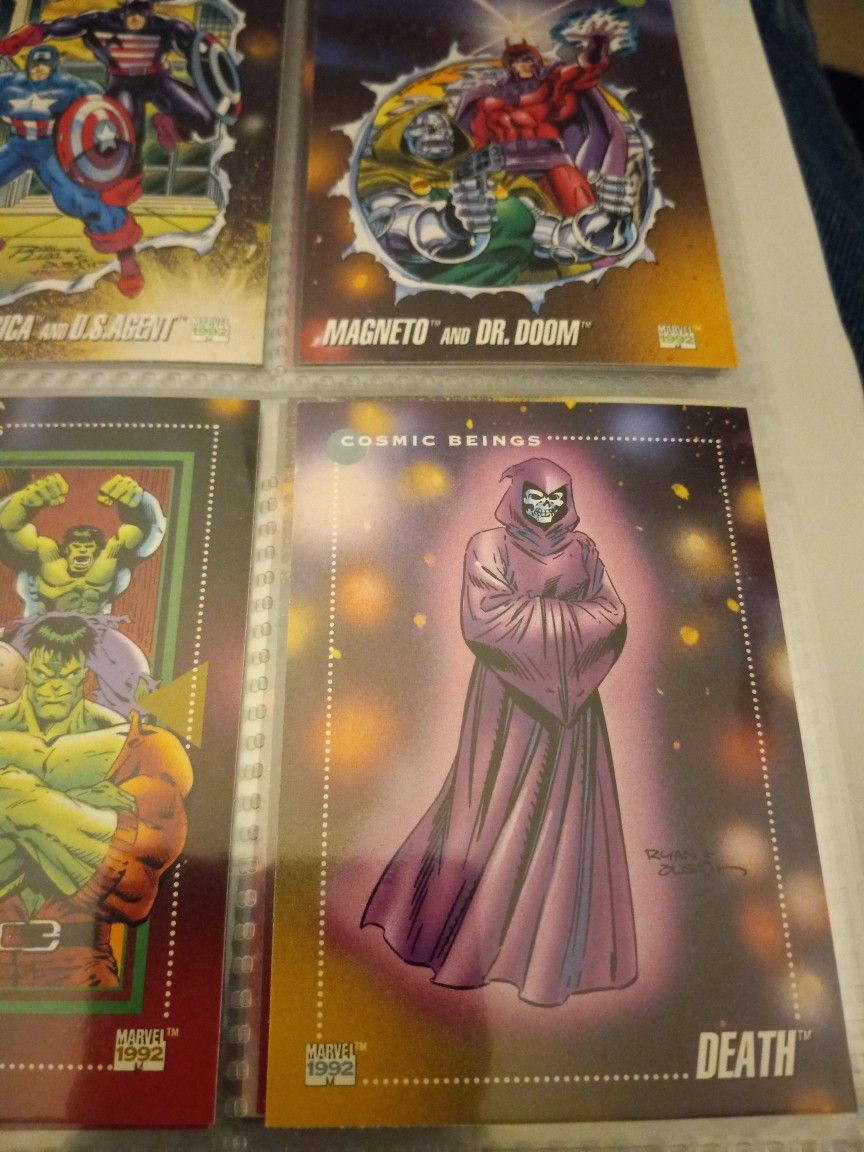 1992 Marvel Card . Death