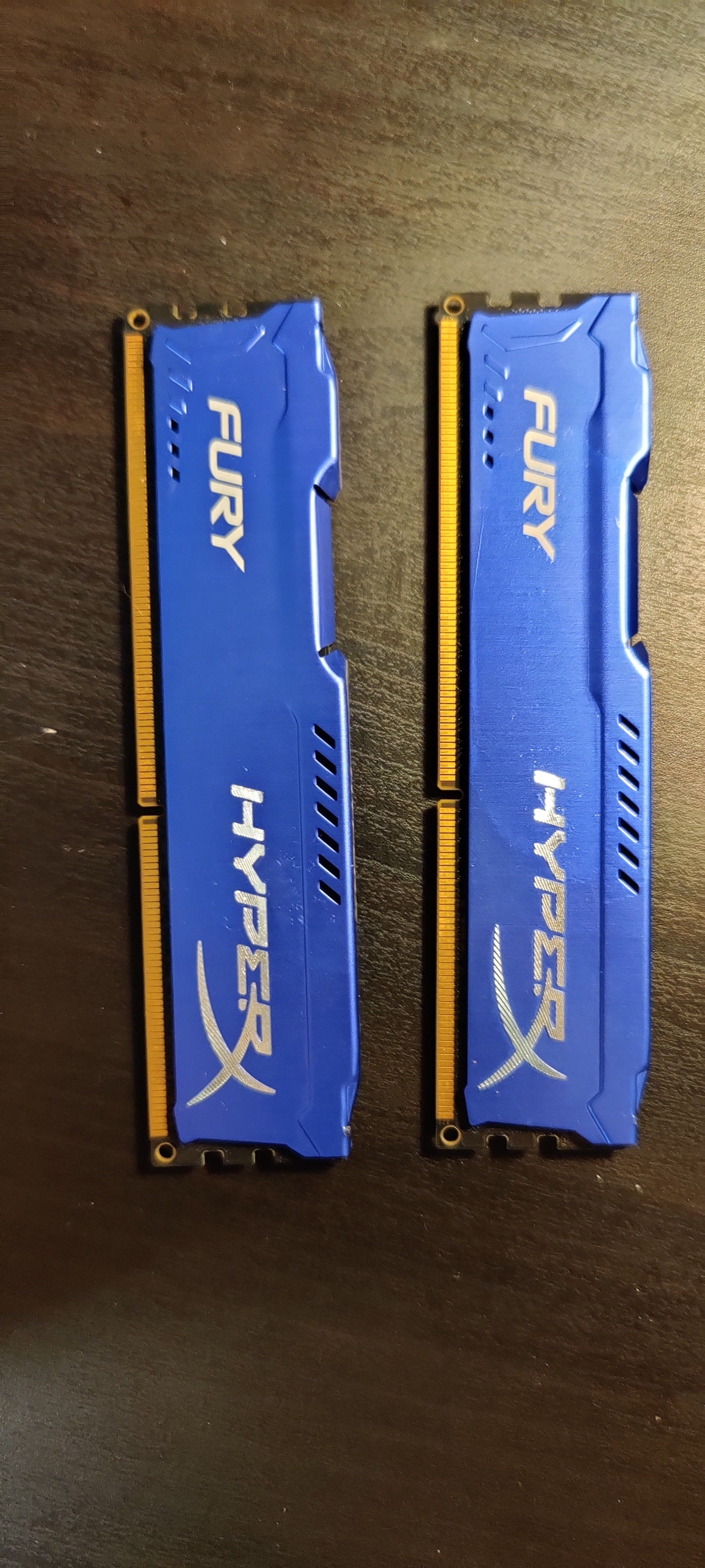 8GB HyperX DDR3 RAM - 2 x 4GB sticks