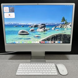 Apple iMac Retina 4.5K 24" Desktop Silver (2021) M1 8GB 256GB Warranty