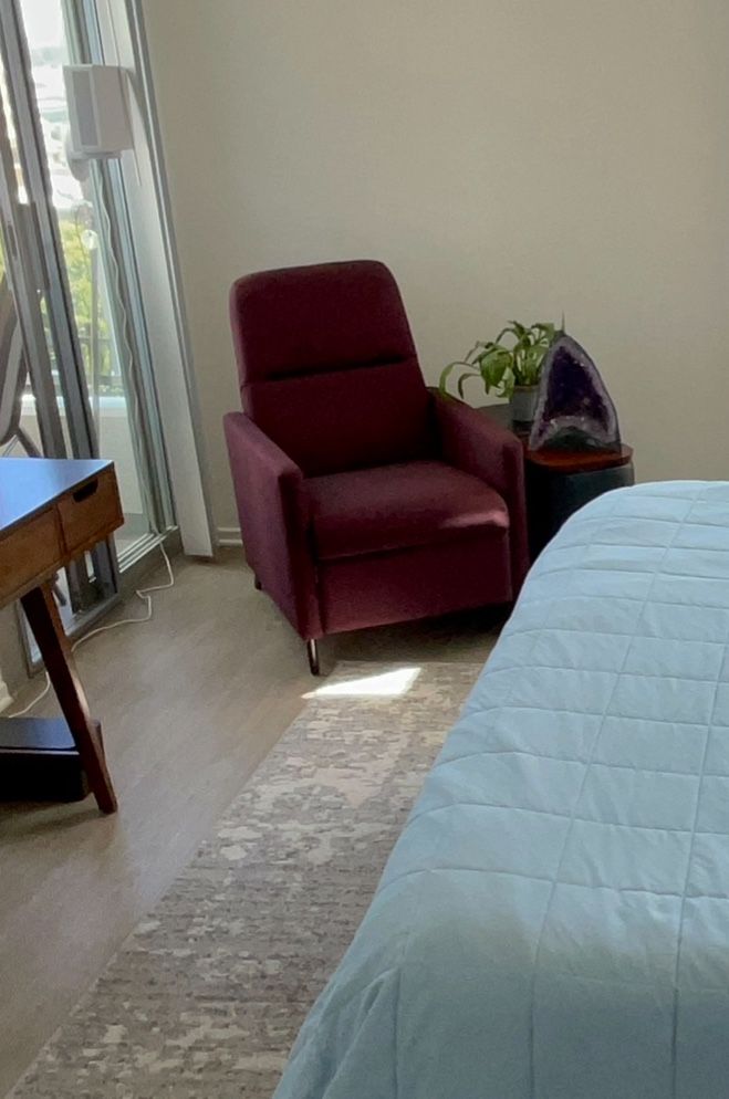 Red/Purple Recliner