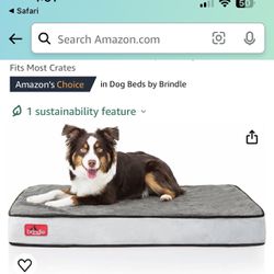 Memory Foam Waterproof Dog bed Or Crate Pad