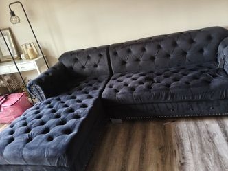 Black sofa
