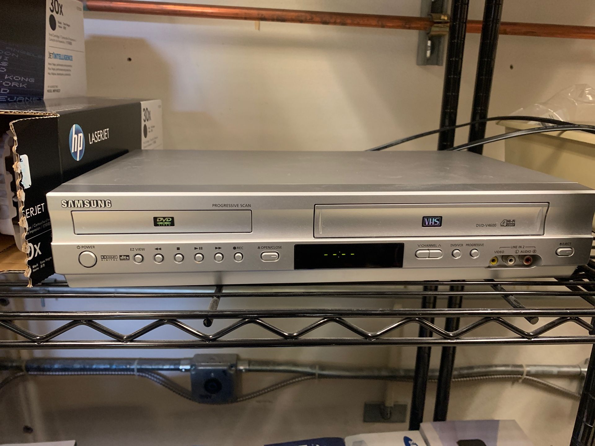 Samsung dual combo dvd vhs player