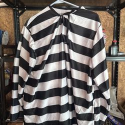 Inmate Adult One Size Costume 