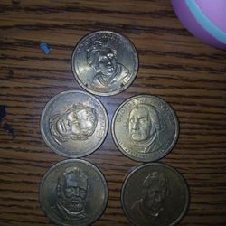 old presidential gold dollars