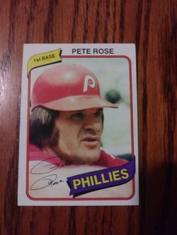 1980 TOPPS PETE ROSE BASEBALL CARD