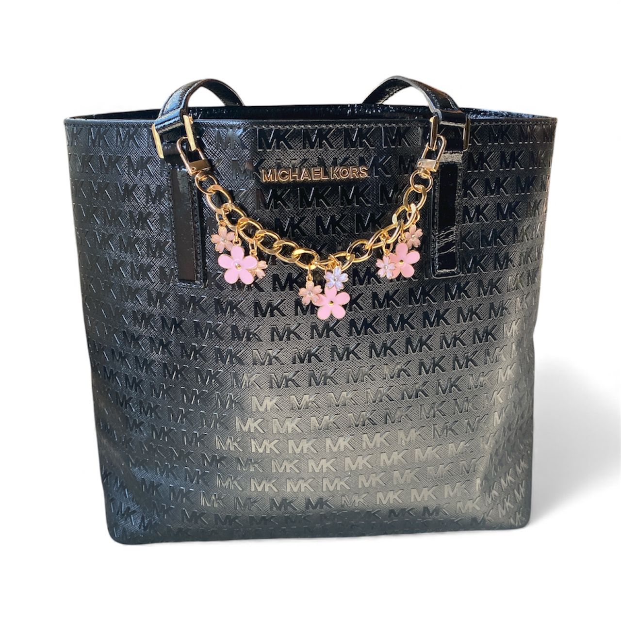 Michael Kors Jet Set Carryall Black Tote Bag