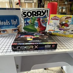 Multiple Games, Dentist Play-do And Laser Tag