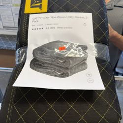Cat 2 Pack Utility Blanket