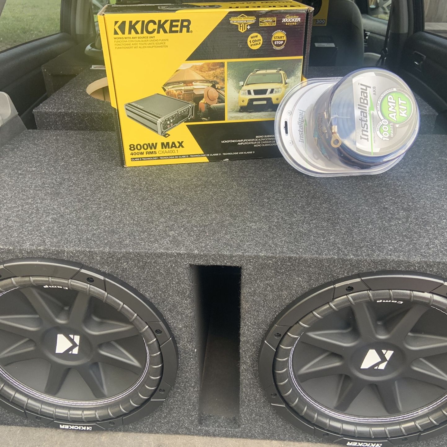 Kicker Comp 12s Kicker 400.1 Mono Amp Amp Wiring