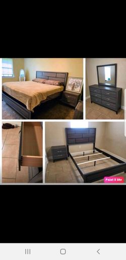 New 5pc. Queen Bedroom Set