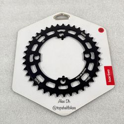 NEW BOX TWO 39T 4-BOLT BLACK BMX CHAINRING CHAINWHEEL insight jw profile gt redline hutch mcs sharp snap technique spider 24 26 29 bikes