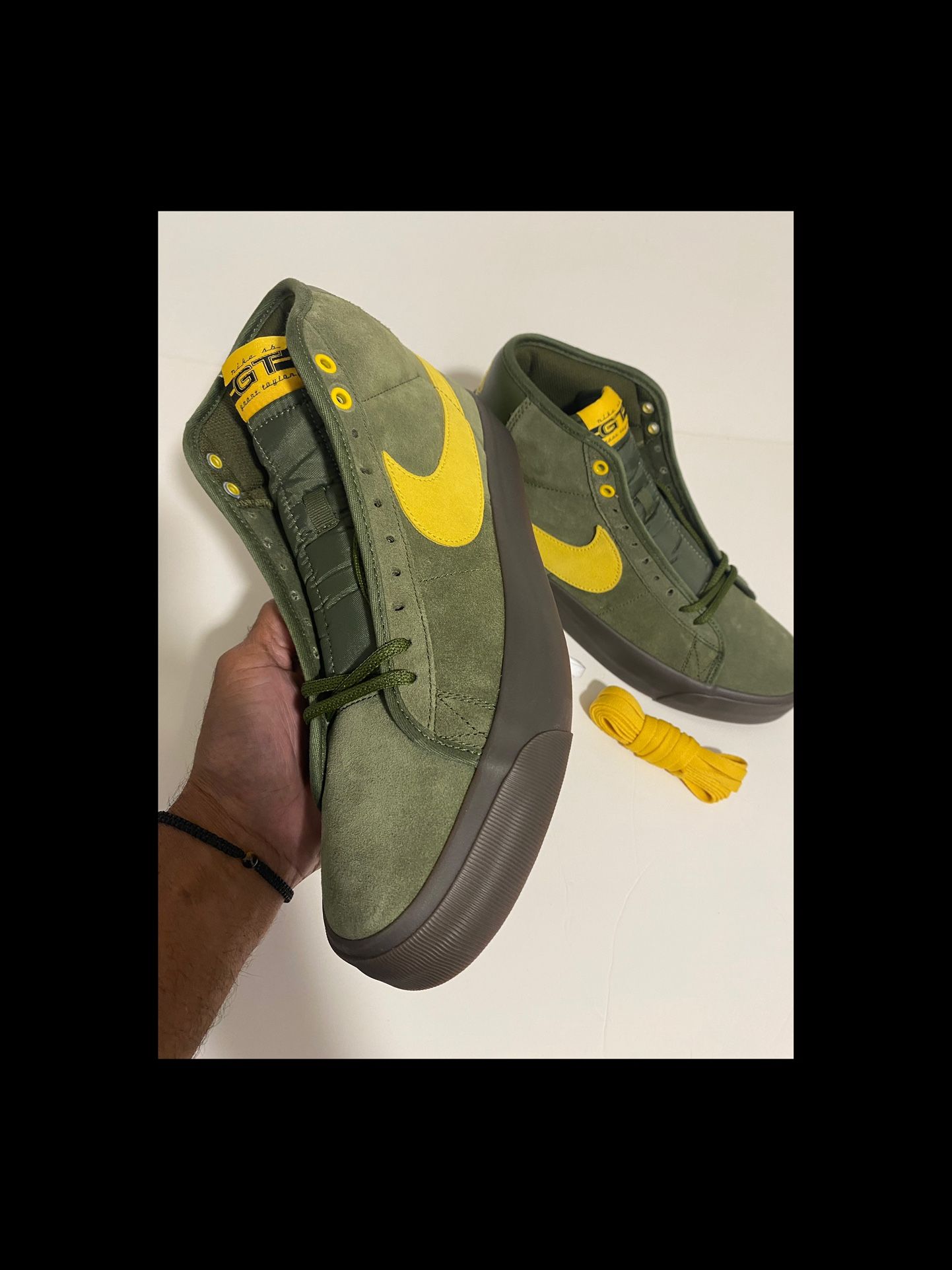 Nike SB Blazer Zoom Mid QS X AntiHero Green NO box Men’s sz 12 & 14 available NEW!!