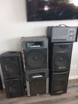 Speakers and pa