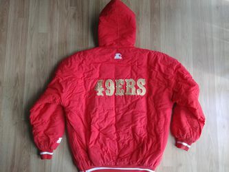 San Francisco 49ers Pullover Starter Jacket Size Large