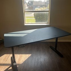 Dark blue ikea desk for sale!