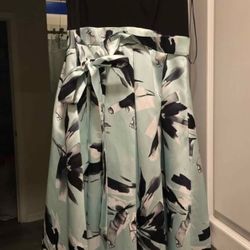 SL Fashions Belted High Low Formal Dress