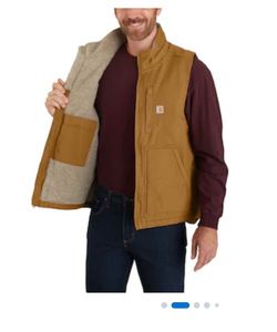 Carhartt Men's Sherpa-Lined Vest