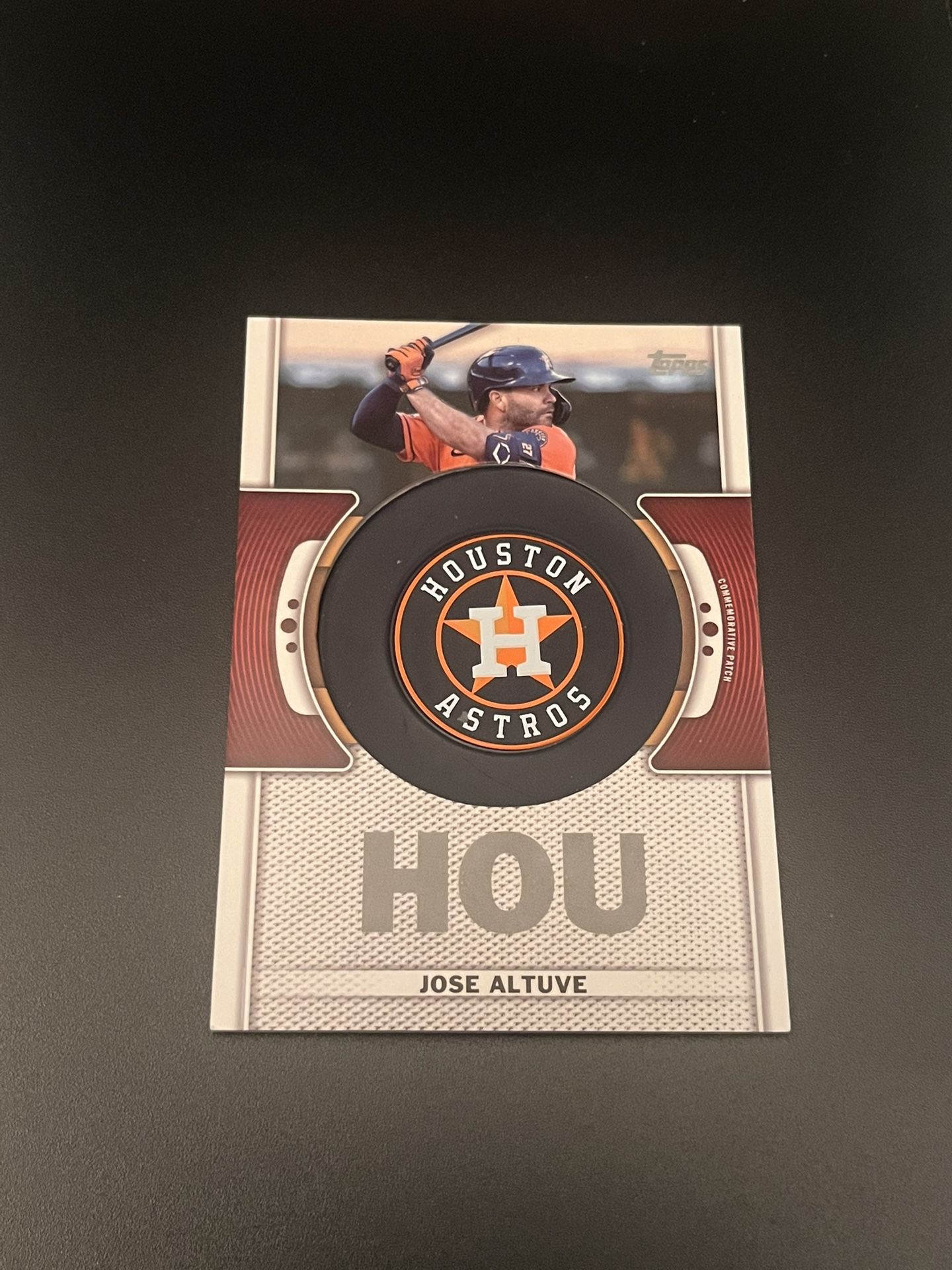 Jose Altuve commemorative patch