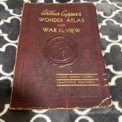 Arthur Capper’s Wonder Atlas And War Review 