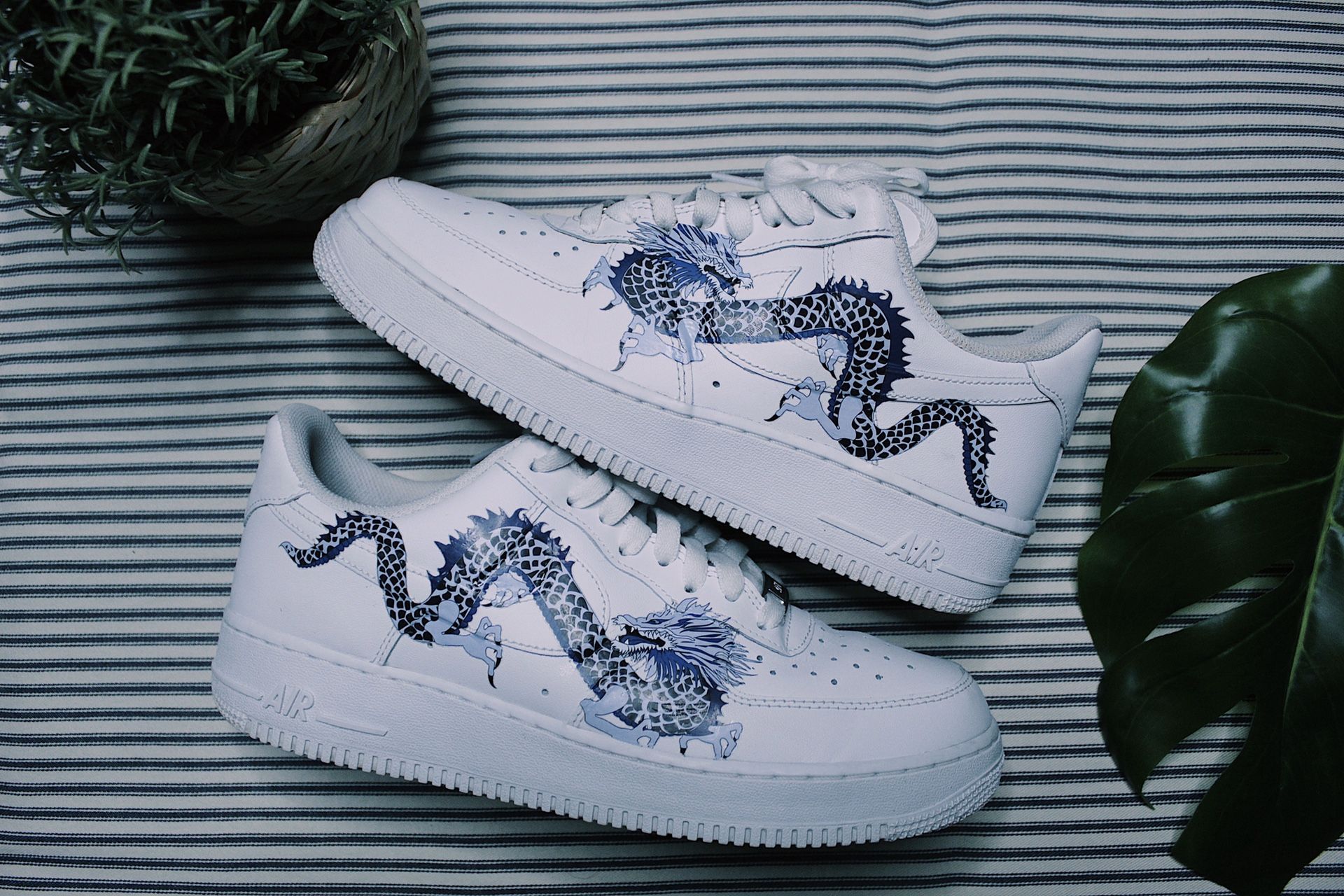 Nike Air Force 1 Blue Dragon