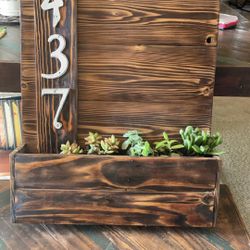 Made To Order Address Planter Signs