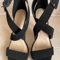 Black High Heel Shoes Size:9 For Women 