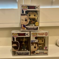 Stranger Things Funko pops 