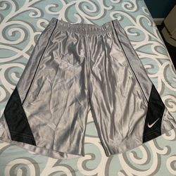 Nike Silver basketball shorts #shorts 