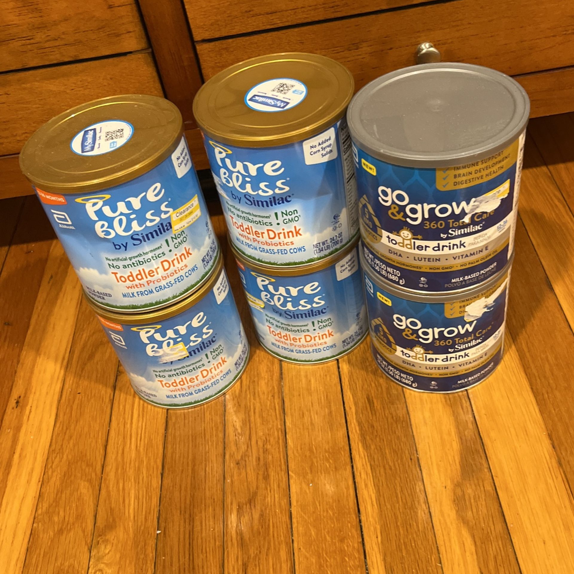 Toddler Formula Drink Mix 6 New Fresh Tubs