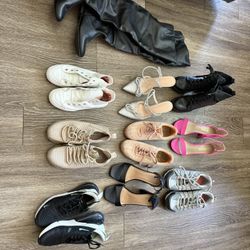 Size 7 Women Shoes Nike Puma Roxy Steve Madden Heels