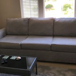 Beautiful Grey 3 Seater Couch And Loveseat Like New It Always Coverd