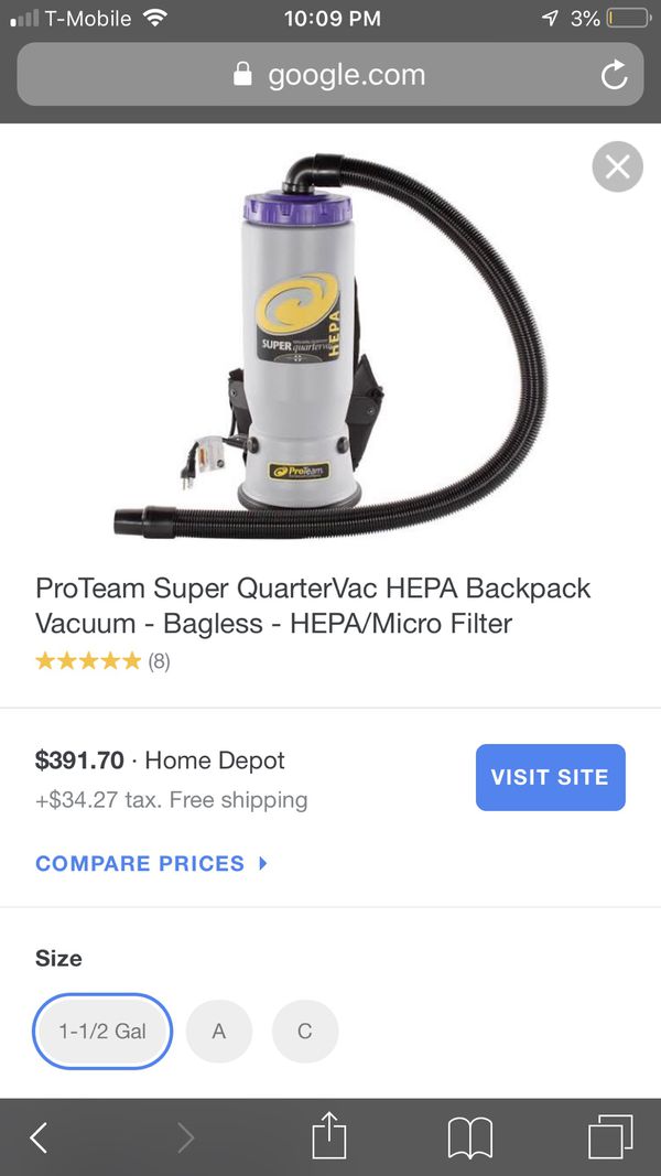 Backpack vacuum for Sale in Redwood City, CA - OfferUp