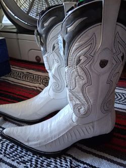 Ostrich boots