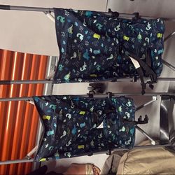 Two baby strollers