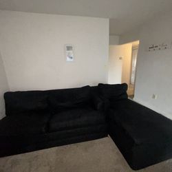 Section Couch W/ Queen Pull Out Mattress