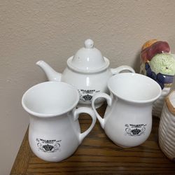 Vintage Tea Party Set Antique Teapot 