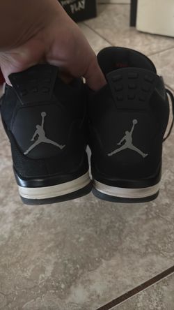 Jordan Black Canvas 4s