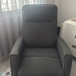Gray recliner