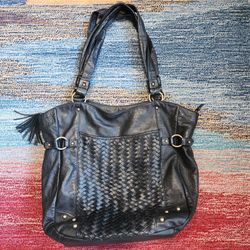 Audrey Brooke Large Leather Tote 