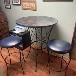 Pub Table And 2 Stools 