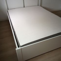 IKEA Full Bed  Only Used 6 Months .Only the IKEA Mattress is free when you purchased the frame. Pick up and cash only . 