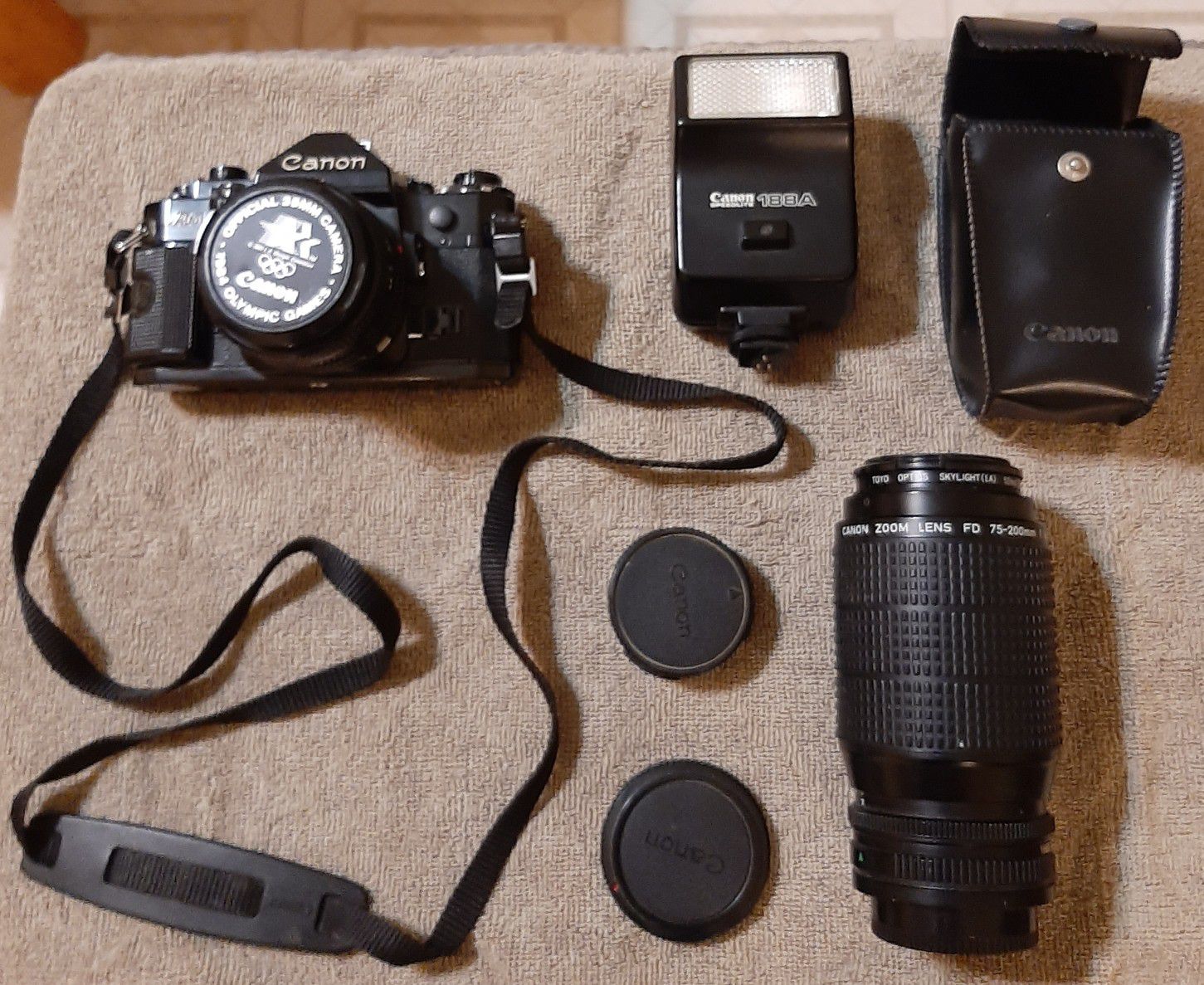 Canon A-1 Film Camera & Accessories
