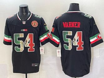 Newest arrival 2025 Adult San Francisco 49ers Fred Warner NO.54 Football Jerseys