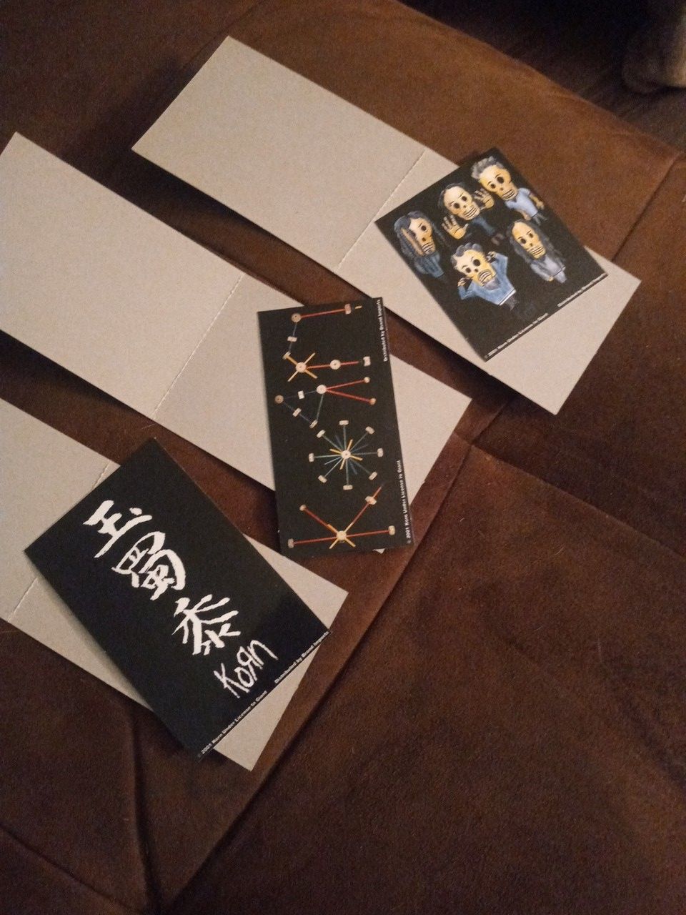 3 Brand New Korn Band Stickers! For skateboard or Xbox or whatever!