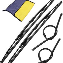 32" Heavy Duty Windshield Wiper Blade with Wide Saddle Mount R.V, Buses 16.5mm