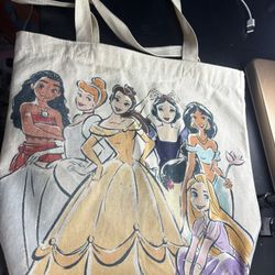 Disney Princess Tote Bag Double Sided