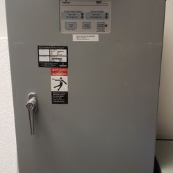 150 Amp. ASCO D00(contact info removed)50N1XC, automatic transfer switch, 480 Volts